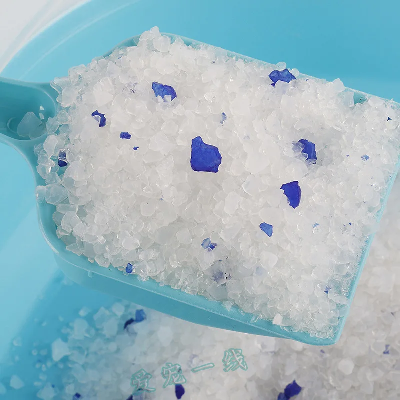 1-8 мм оптовая продажа от фабрики Shandong беспылевой контроль запаха силиконовый наполнитель для кошачьих туалетов