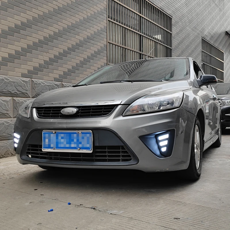 High quality Modified Daytime Running Lights Front Fog Lights Decorative Lights For Ford Focus 09-12