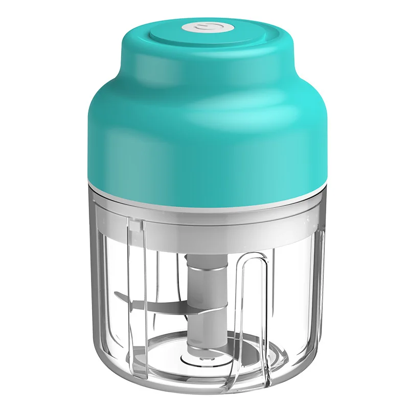 Upgraded 4/6 Blades Portable Food Grade Electric Mini Garlic Grinder with USB Charging