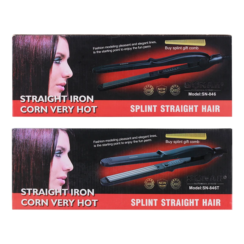 SONAR New Narrow Flat Iron Straightening Special Salon Hair Straightener