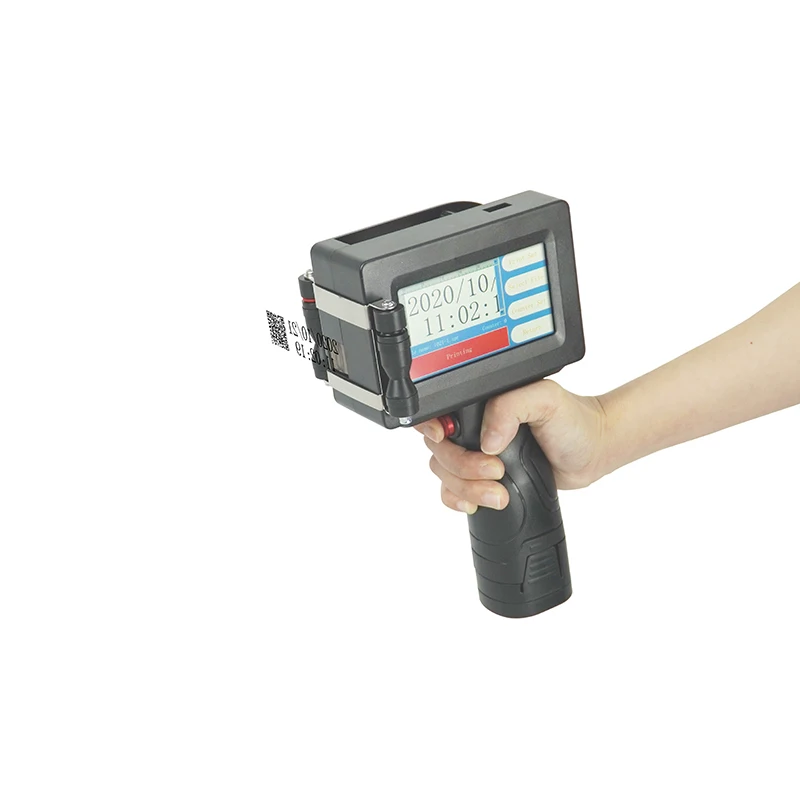 Intelligent Factory Price Inkjet Printer 12.7mm Mini Printer Printing Machine Hand Jet Printer for Price Tag/Label