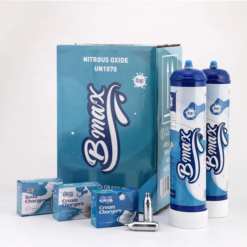 Bmax 580 G Hot Selling Factory 0.95L Cylinder Cream Charger Wholesale 580g Gas Whipped Cream Chargers