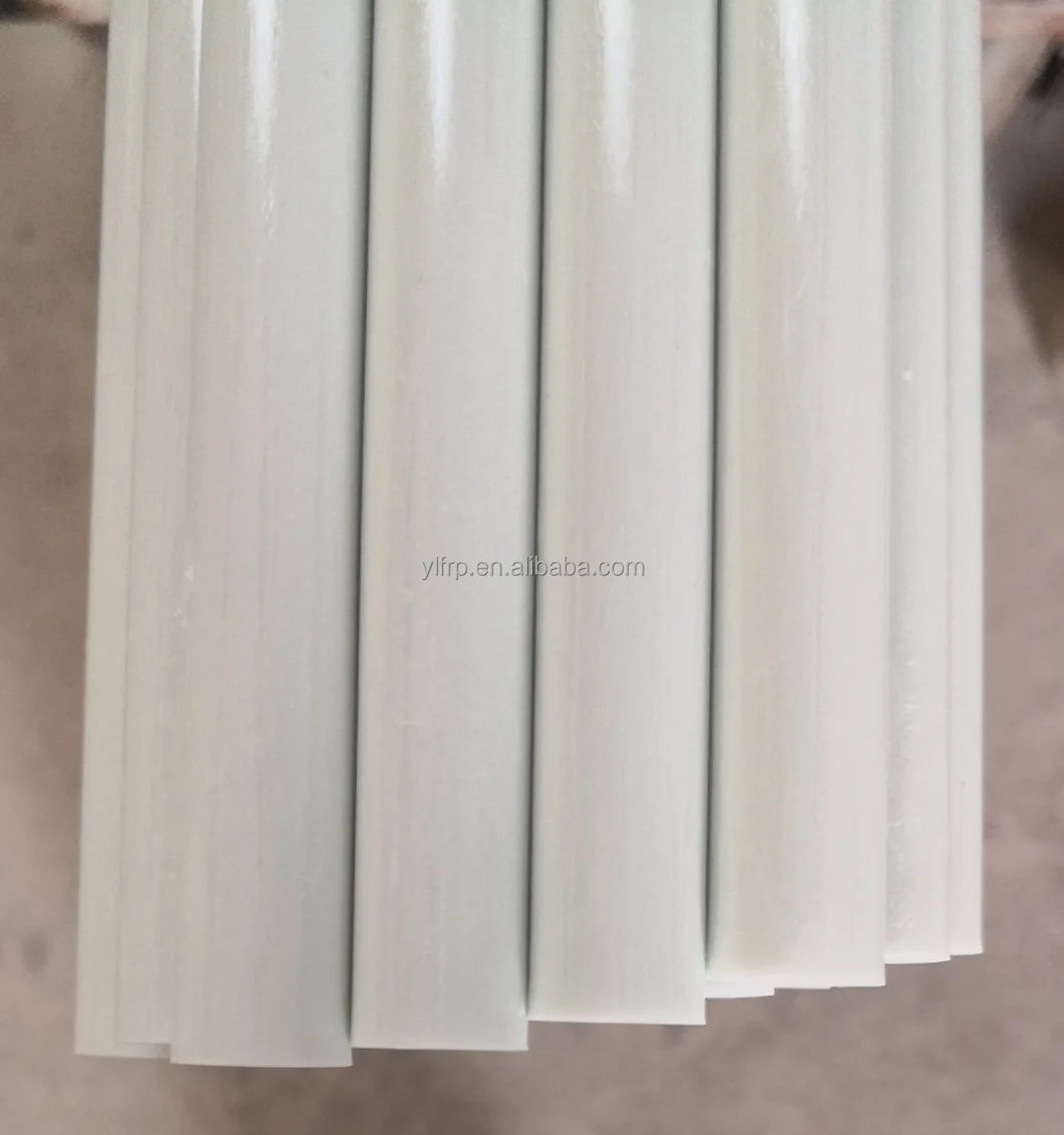 China Factory supply 11mm Pultruded FRP fiberglass Plastic electric fence  post Fiberglass tree Nursery stakes