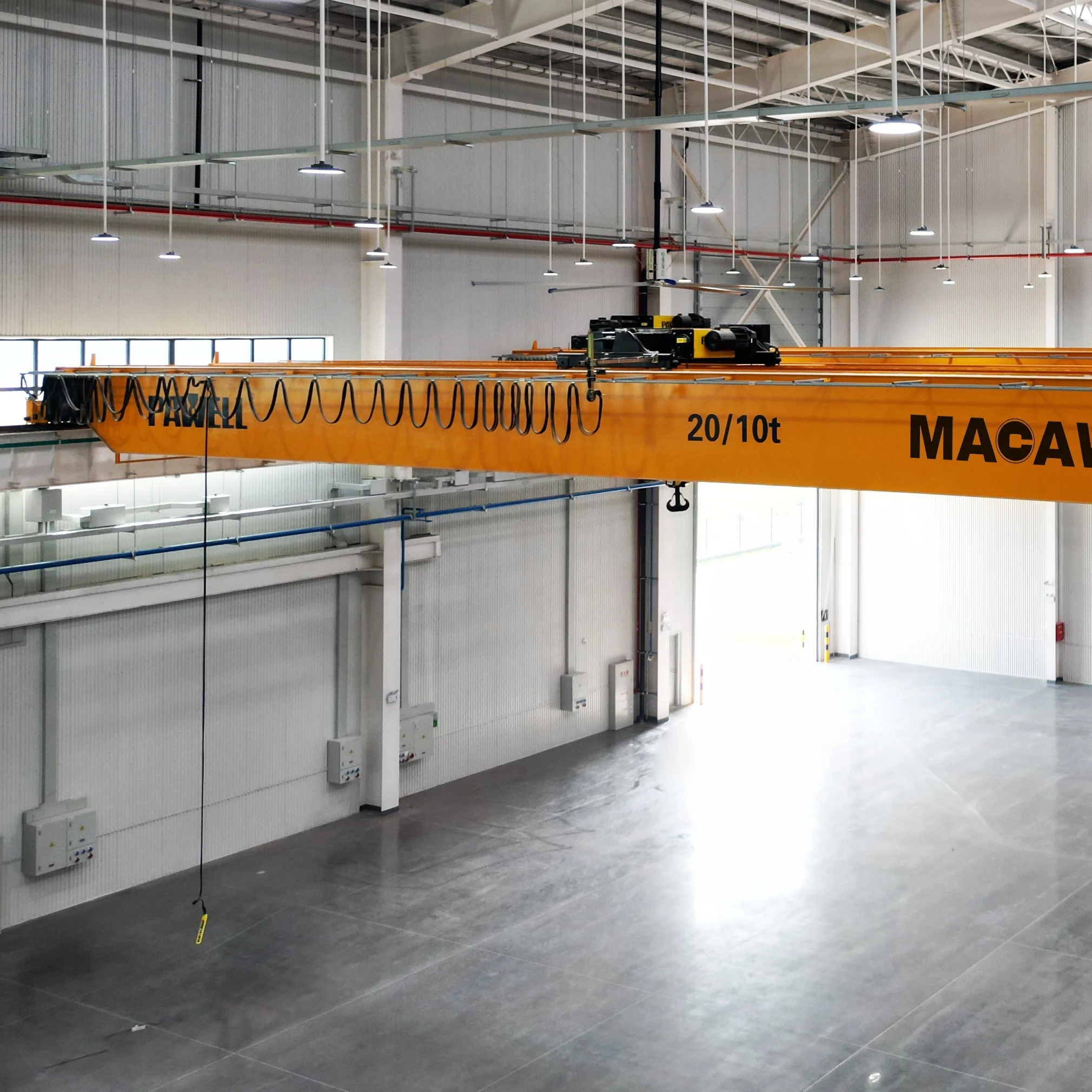 Certificated Bridge Cranes 16 Ton 20 Ton Double Girder Travelling Overhead Bridge Crane With Double Trolley Eot Crane