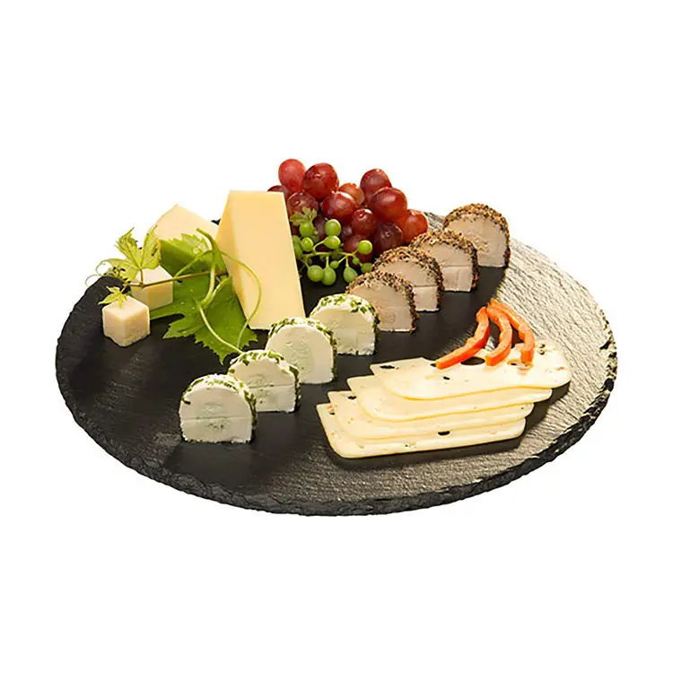 Dinner tableware food fruits serving tray board black low price sushi dishes set plates