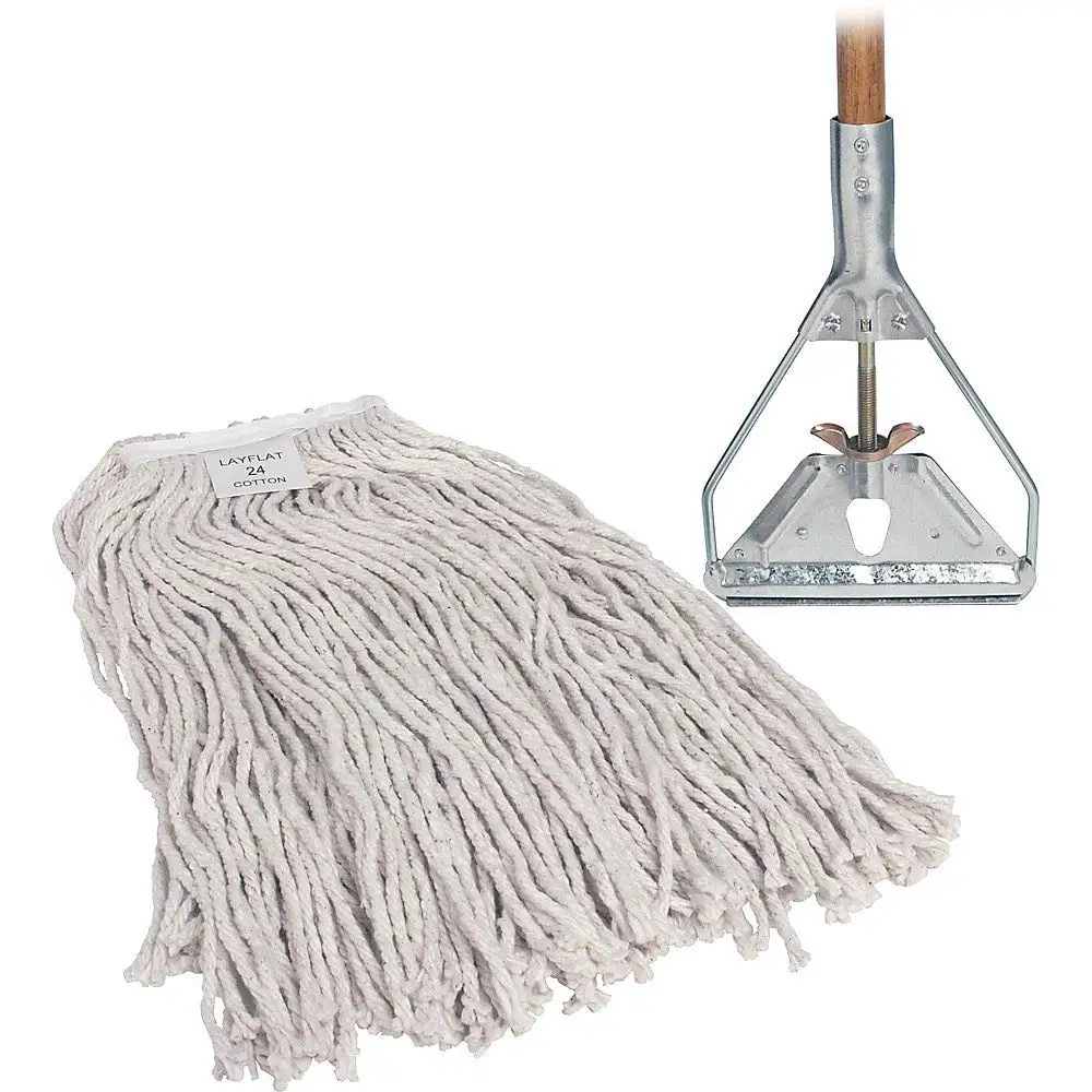Factory price  Custom industrial wet cleaning  commercial mop head replacement