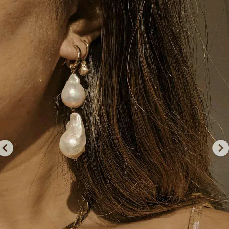 Wholesale Price 15mm large size Genuine Freshwater Baroque Pearl Loose irregular Baroque pearl for making jewelry