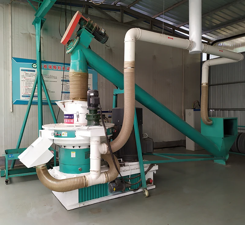 
China CE ISO PLC Control Automatical complete biomass wood pellet production line 