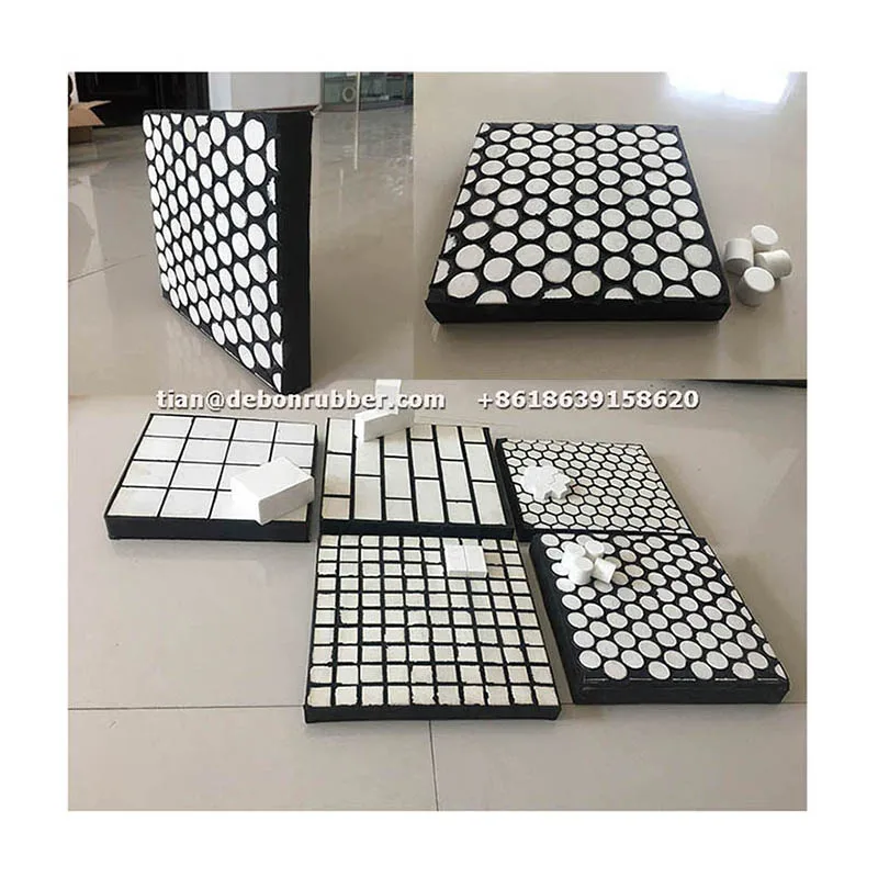 Ceramic Wear Lining Rubber Back Ceramic Liner