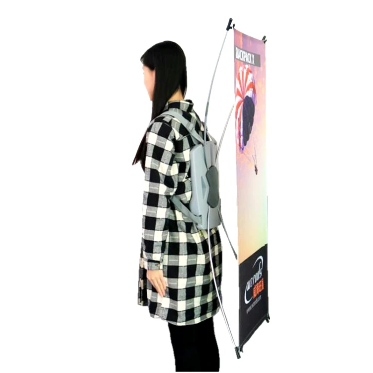 Weihai wzrod человеческий движущийся прямоугольный рюкзак в форме флага с шестом для наружной рекламы