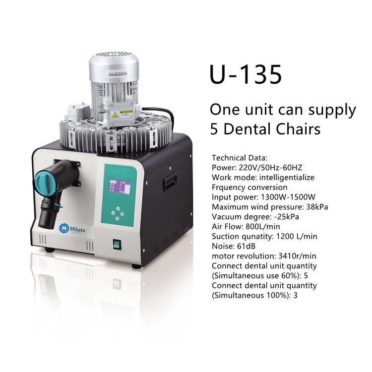 Upgraded stainless steel tank Powerful suction pump Dental Suction Machine unit For 2/4/5/6/8/10 Dental equipment Chair