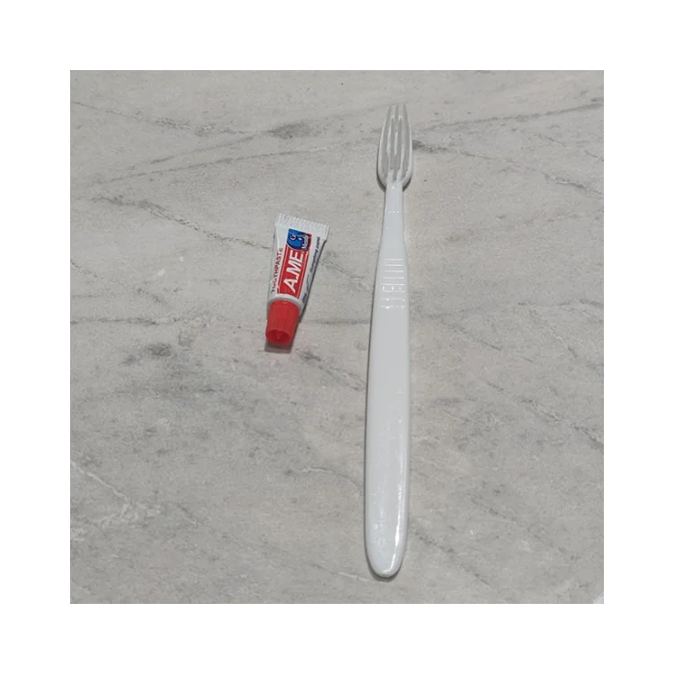Modern Hotel Disposable Small Package Plastic Toothbrush with 3g Toothpaste for Adult Traveling or Business Trip