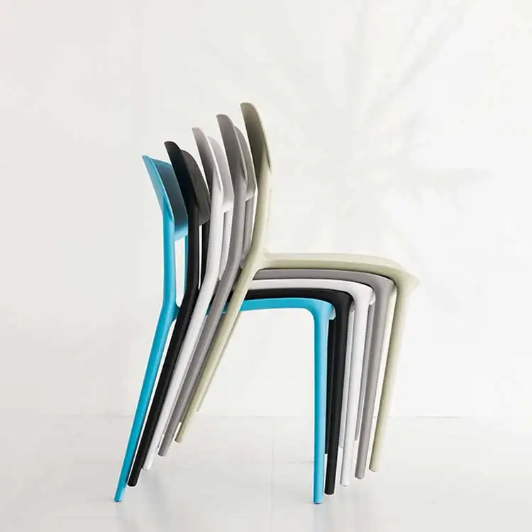 
Colorful Hot Sale High Quality Stackable Wholesale Italian Style PP Plastic Chairs 