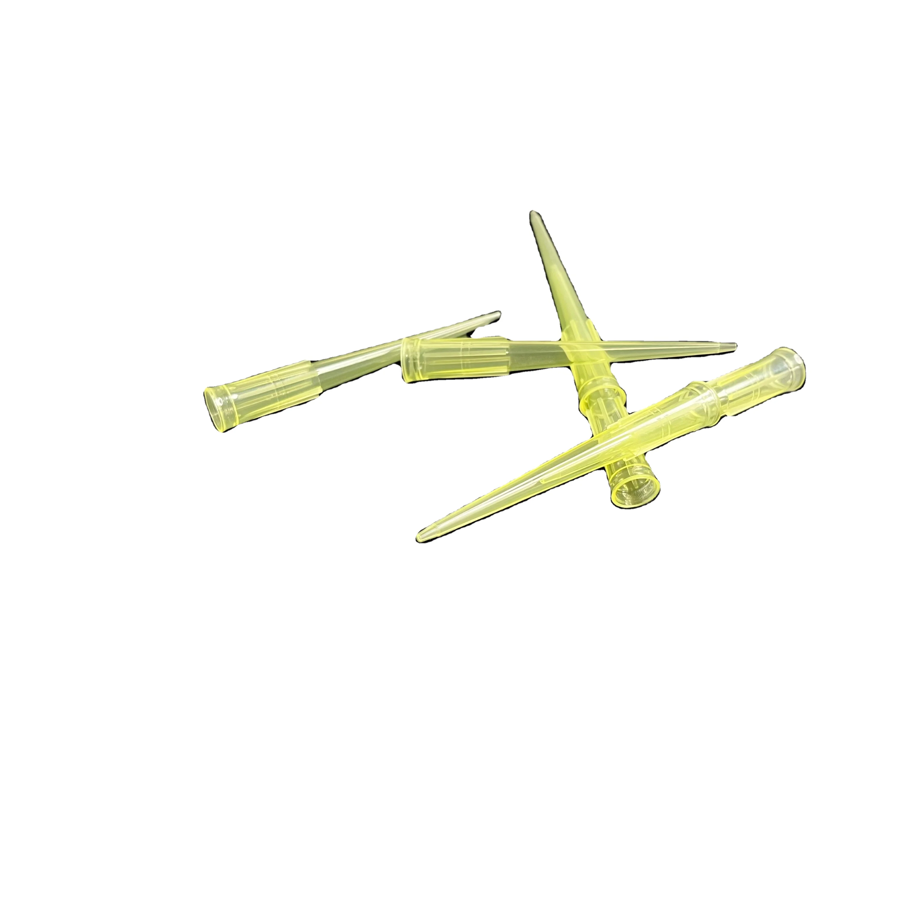 Прозрачные одноразовые пластиковые универсальные наконечники пипетки 200 мкл для лабораторного использования в