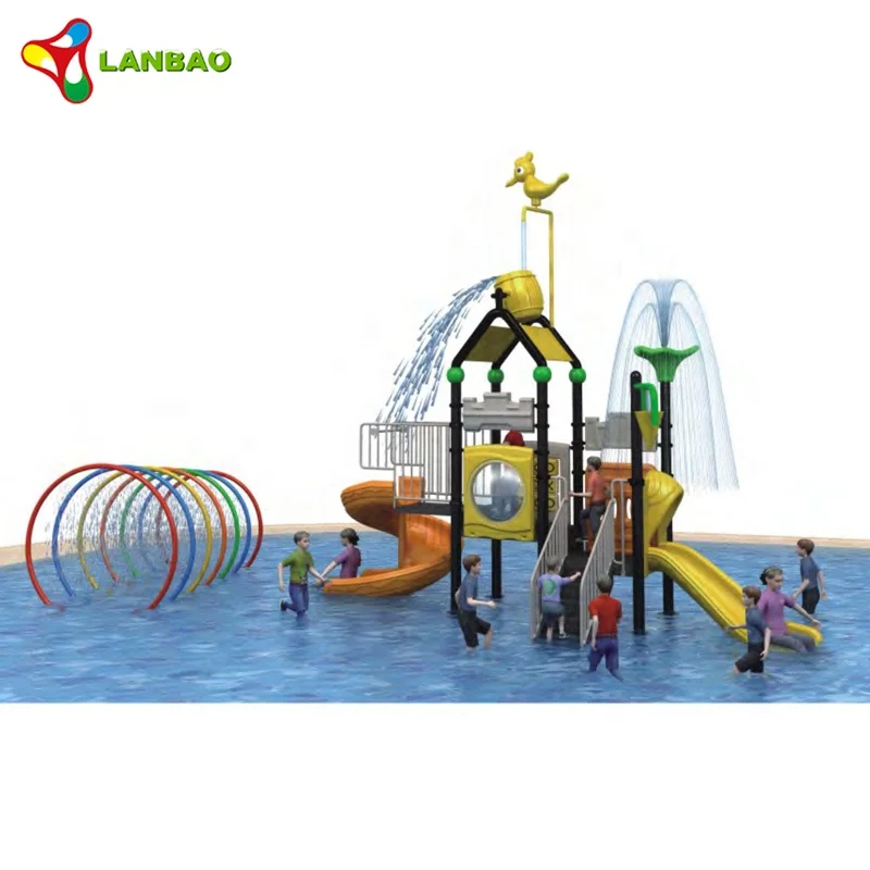 Children swimming pool water park slide outdoor water equipment playground