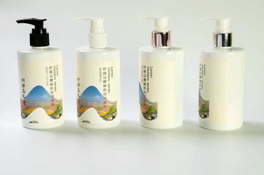 5 star customized  size  bottles tube soap hair shampoo and conditioner disposable hotel amenities cosmetics shower gel bath gel