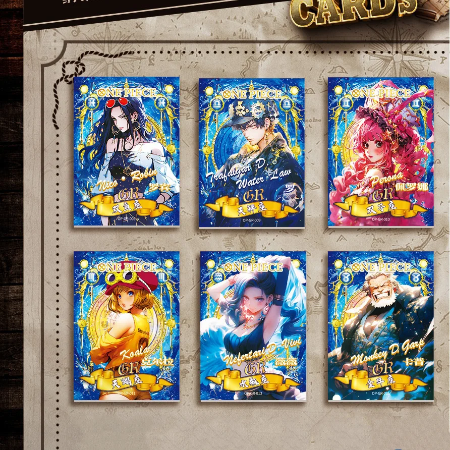 Wholesale Cabago OnePiecees Card ruler of the new world Collection Edition Colorful Gold Card Graffiti Style Collection Card