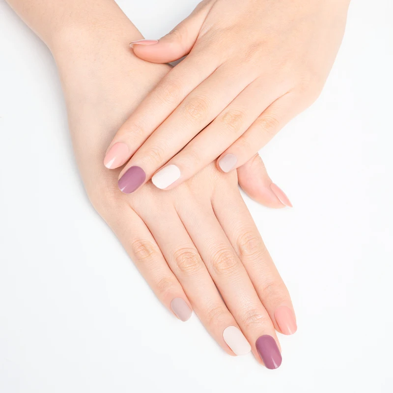 Корейский стиль Новые гелевые наклейки для ногтей с УФ-лампой гелевые Обертывания для ногтей гелевые наклейки для ногтей полузатвердевающие