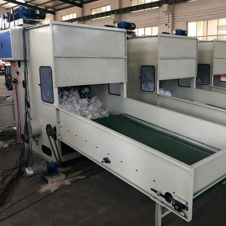 High output quilt filling machine nonwoven polyester wadding production line