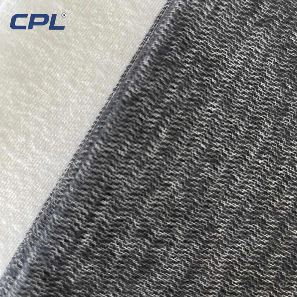 wholesale pu coating fusible adhesive interlining for garment