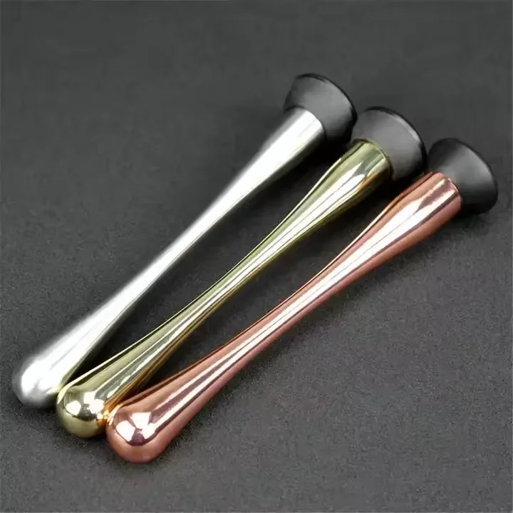 Stainless Steel Wine Mixing Stick Cocktail Muddler Shaker With Crushing Hammer Drink Fruit Muddler Crushed Ice Barware Tools