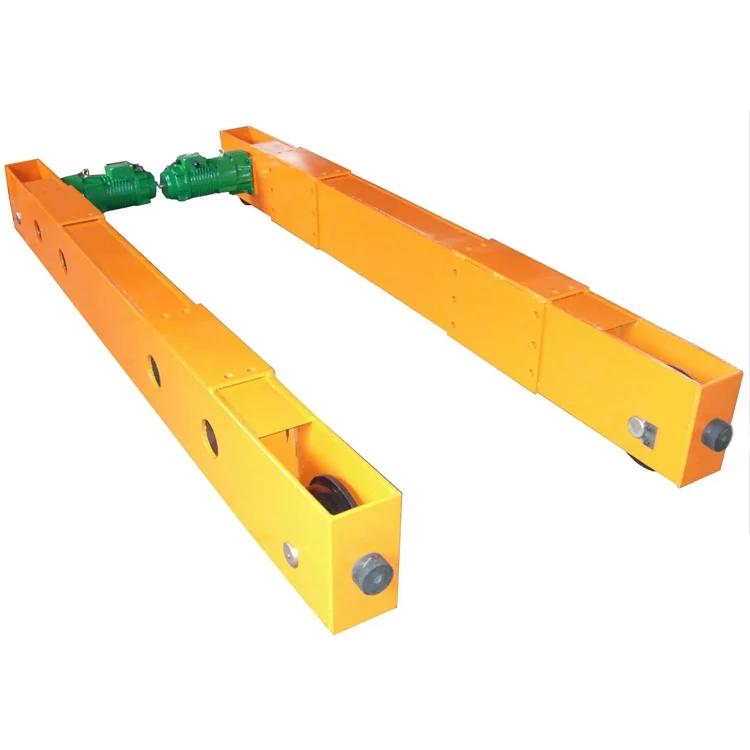 QD/LH Model 5- 100 ton Double  Girder Overhead Crane  End Beam For Factory Sale