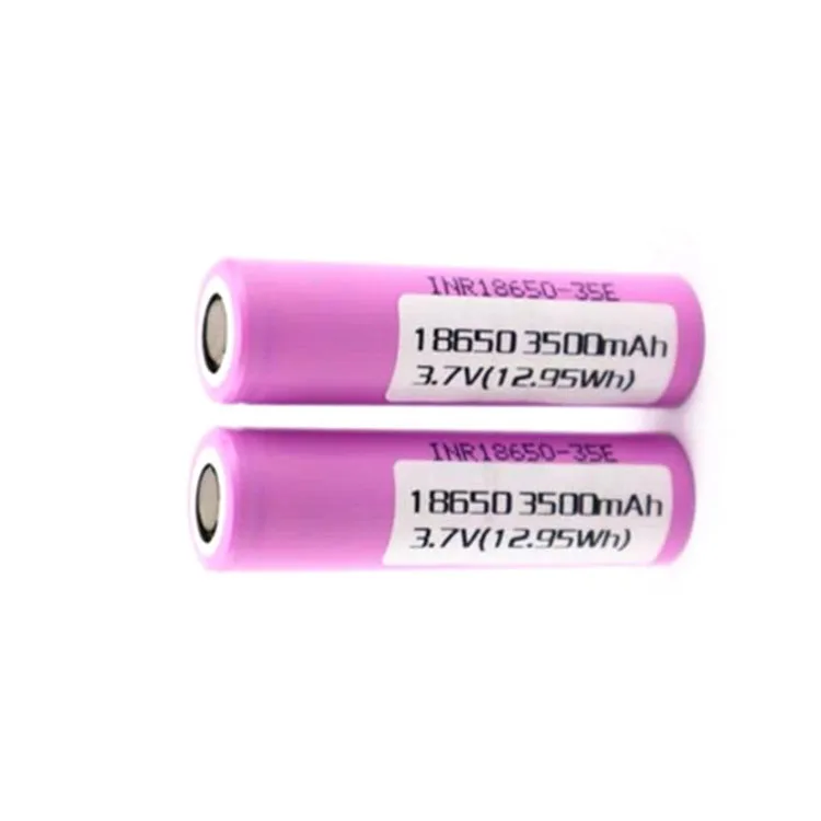 Высокая емкость 18650 35E 3500mAh 3 7 v перезаряжаемые литий-ионные аккумуляторные батареи лодки электромобили подводные Солнечная INR