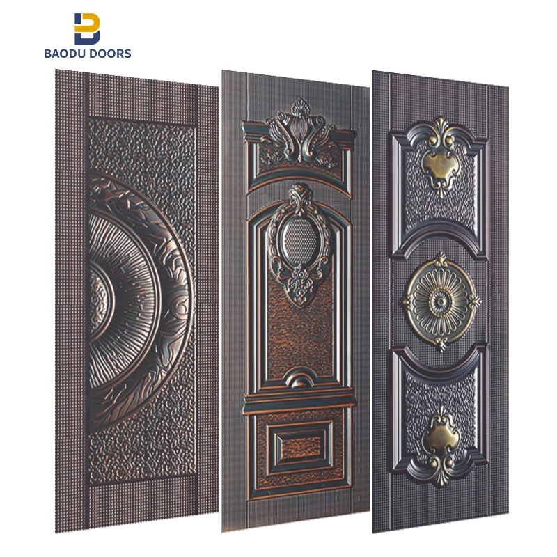 Baodu стальная дверь с тисненым дизайном холоднокатаный стальной рулонный лист