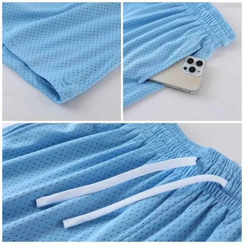 Manufacturer wholesale mens blank shorts 5 inch quick drying plain custom graphic sublimated logo mesh sports shorts