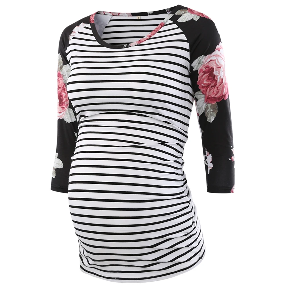 Hot Selling Beautiful Fashionable Pregnancy Maternity Women Tops Clothing