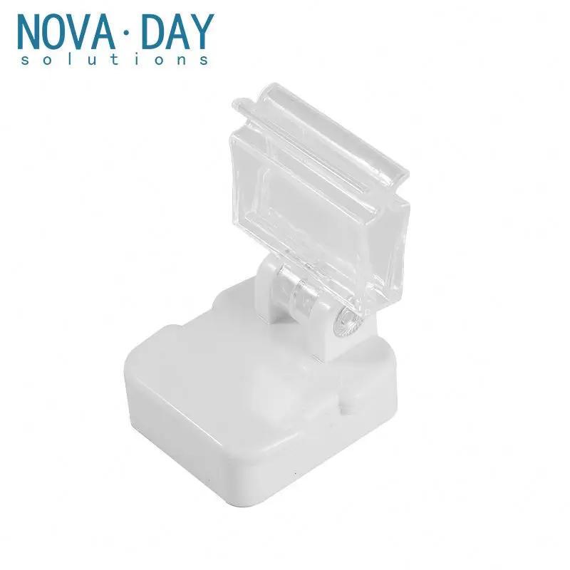 Hangzhou Novaday Supermarket Plastic Magnetic base Sign Holder Clip Pop Price Tag Holder Display Clip