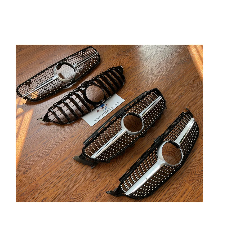 Car Styling Facelift Grill For Mercedes BENZ W205 X253 W213 Diamonds Grilles