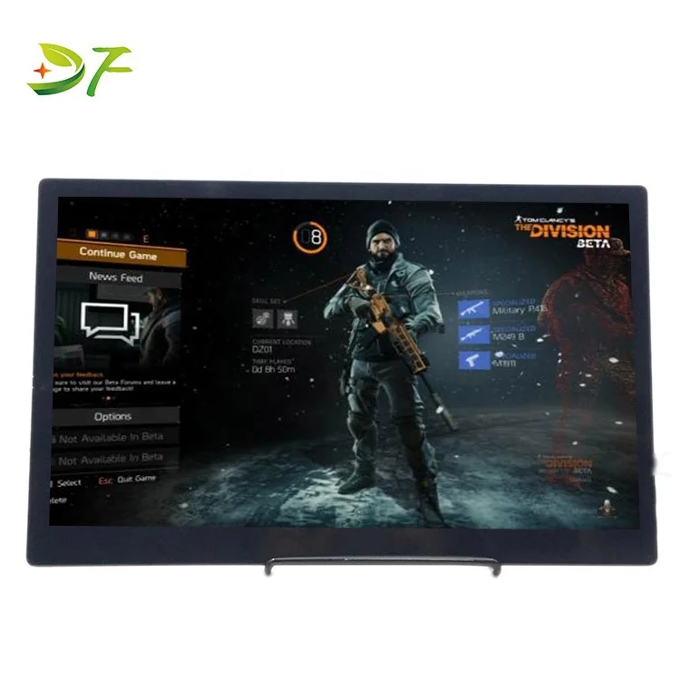 15.6 inch portable gaming monitor with HM port for laptop expandable screen gaming monitor