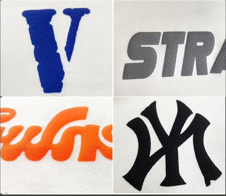 3d puff t-shirt transparent reflective heat transfer vinyl designs paper  for clothing