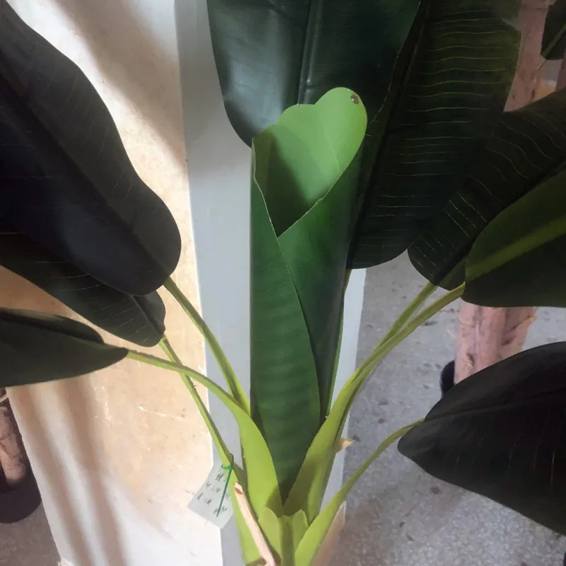 Manmade high simulation plastic bonsai plant 1.8m 6ft fake tree artificial banana tree on sale