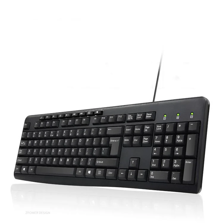 Custom Logo And Package Computer Wired Usb Keyboard  office keyboard for computer accessories