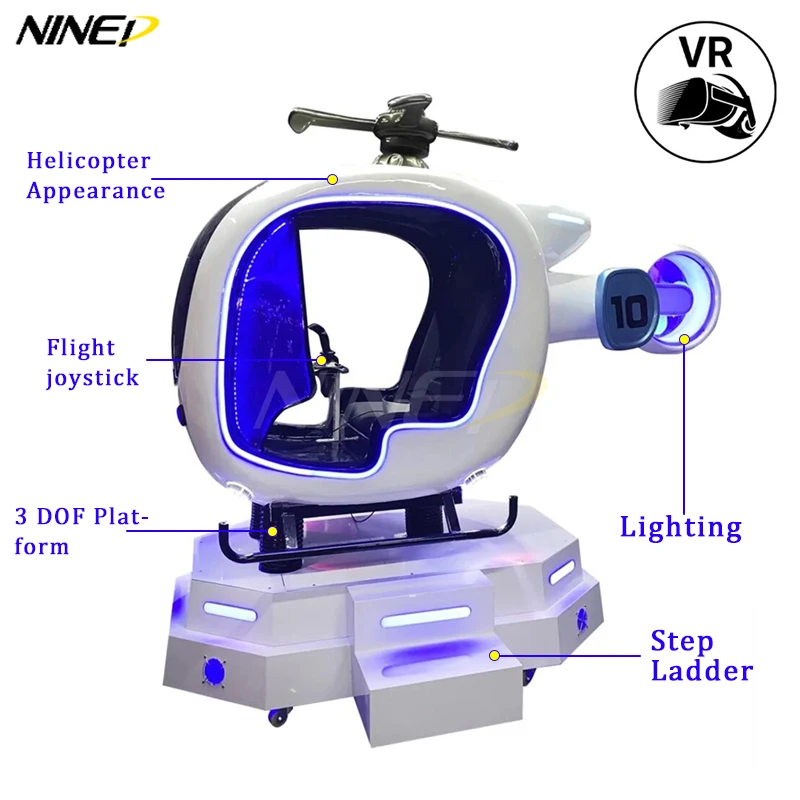 Helicopter Real VR/AR/MR Equipment VR Game Machine for Mall