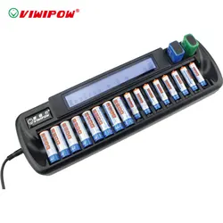 Popular aaa/aa 9V li-ion battery charger 1.2V NIMH NICD battery charger with LCD display