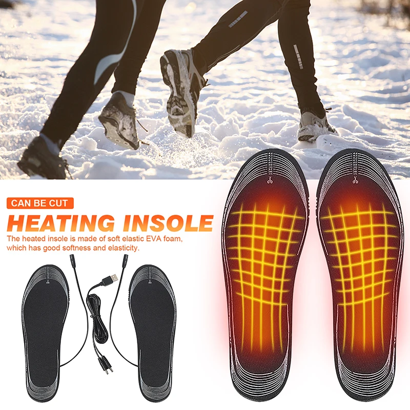 Bulk spot wholesale USB Heated Shoe Insoles Remote Control 3.7V 2100MA Warming Rechargeable electrically Heating Insoles