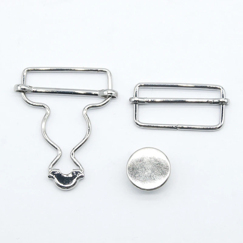 Hot Sale Moveable Buckle Adjustable Metal Slider Buckle For Suspenders trousers