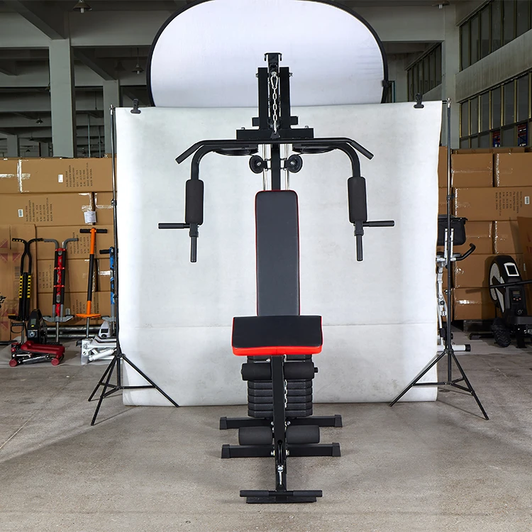 Home Body Building Multifunctional Station Power Cage Squat Rack Bench Weight Gym Lifting Training Smith Machine