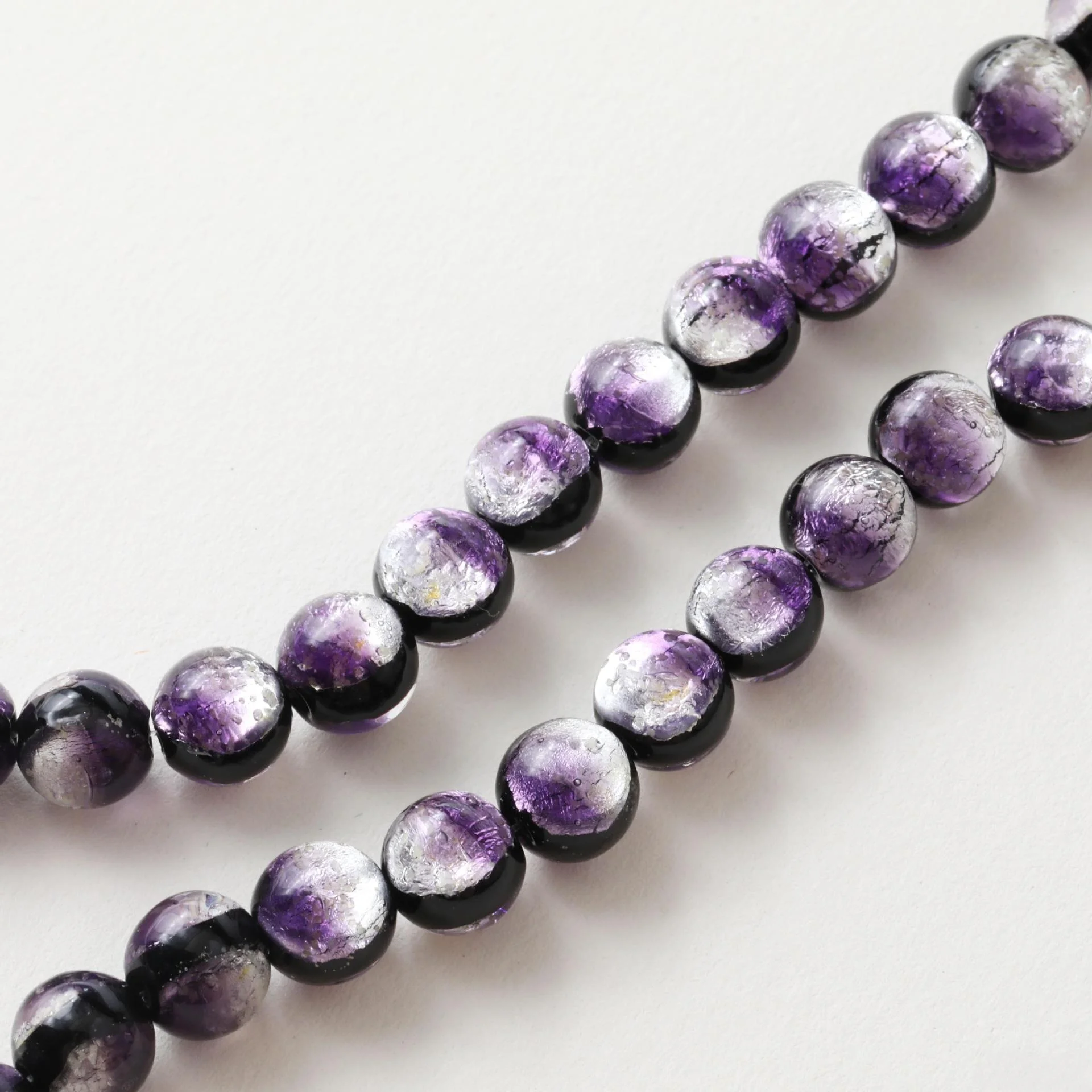 Luminous 10mm Amber Loose Beads Semi-Finished DIY Jewelry Necklace Accessories Material Crystal Lampwork & Glass Beads