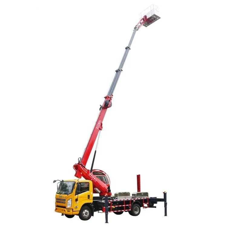 BEIJUN 36m 46m JMC/ISUZU Euro IV Standard High Quality Low Carbon Truck Mounted Telescoping Lift Elevating Aerial Work platform