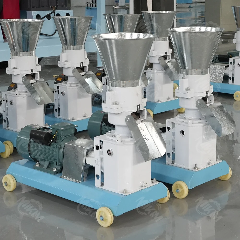 Cattle Chick Goat Poultry Animal Farm Pelletizer Making Processing Feed Pellet Machine