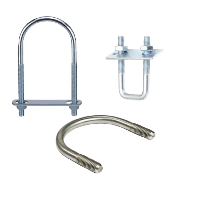 competitive price Custom M4,  M6 M8 carbon steel hot dip galvanized pipe clamp U bolt for truck u bolts with nuts/
