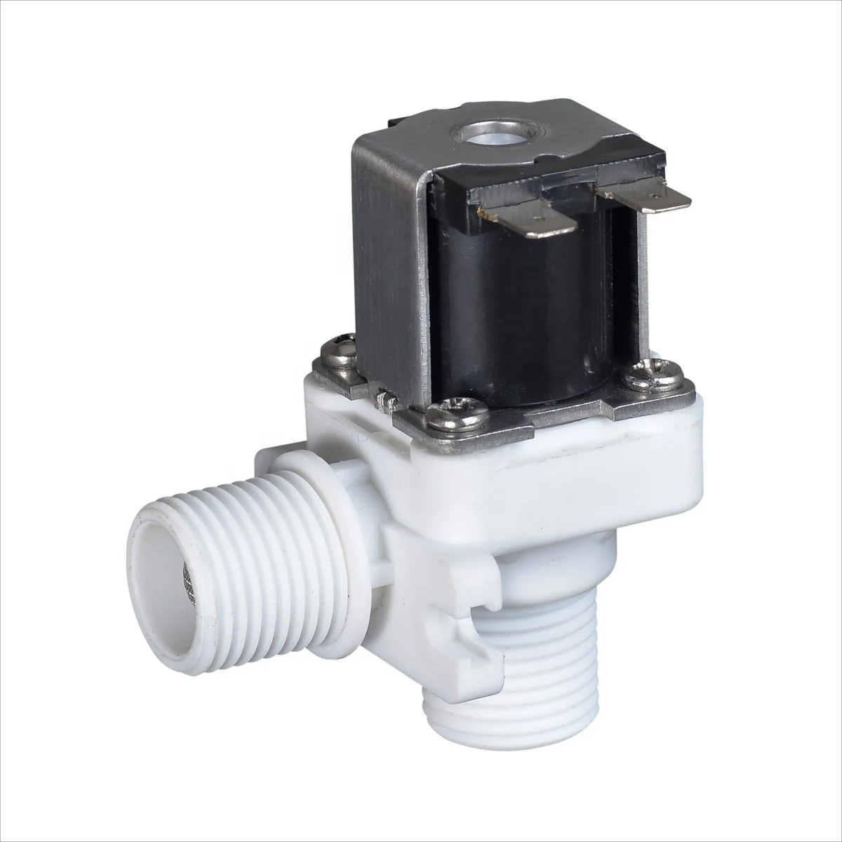 Manufacturer Direct Sale DN15 DN20 Water Control Solenoid Valve Price EPDM Diaphragm Angle Type Normal Closed Valve
