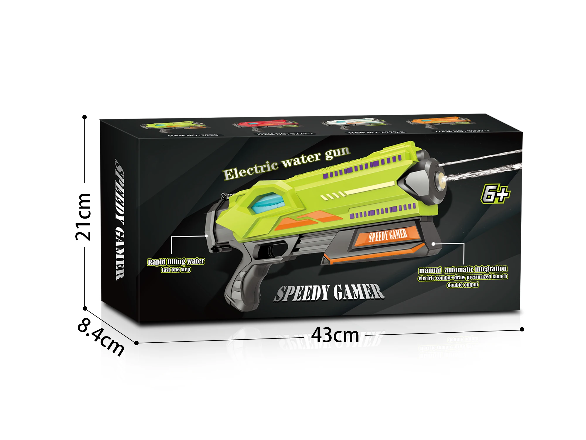 Electric Water Gun for Adults - Powerful Water Pistol with Large Capacity, Long Range, and Automatic Blaster Feature
