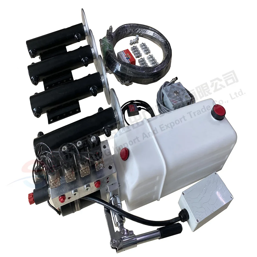 China supplier hydraulic auto leveling system including cylinder and power unit for RV Camper