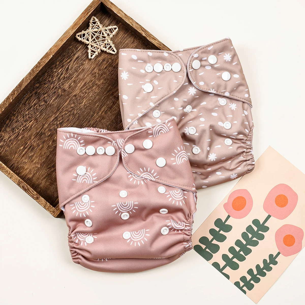 Happy Flute Factory Price One Size Adjustable Pocket Diaper High Quality Reusable Cloth Diaper With Insert