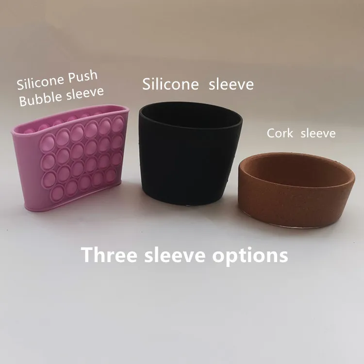 customized logo silicone borosilicate glass keep travel mug custom reusable coffee cup with lid